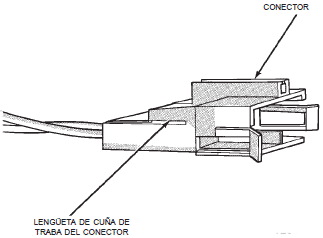 Cuña de traba del  conector chrysler cirrus