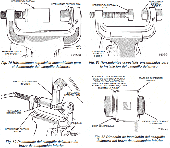 Casquillo aislante delantero del brazo de suspensi&oacute;n inferior dodge neon 