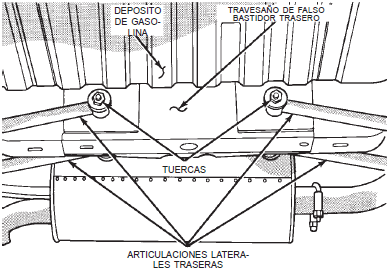 Pernos de fijaci&oacute;n del soporte de la horquilla del montante trasero neon