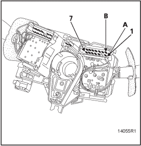 Conexiones de la palanca de luces del nissan platina