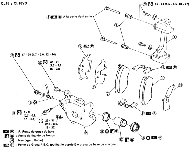 Diagrama De Suspension De Tsuru - Diagram Media